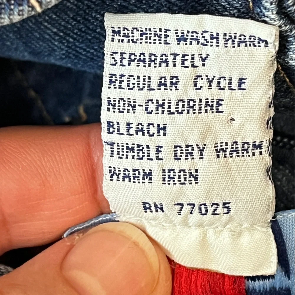 Vintage Blue Denim Midi Overall / Coverall Dress 90s Y2K Sz M - Picture 11 of 11